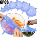 Groomivo Silicone Stretch Lids – Airtight Freshness, Zero Waste