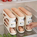 Groomivo Rolling Egg Organizer – 24-Egg Capacity, Rolls to the Front