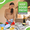 Groomivo Silicone Stretch Lids – Airtight Freshness, Zero Waste