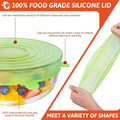 Groomivo Silicone Stretch Lids – Airtight Freshness, Zero Waste
